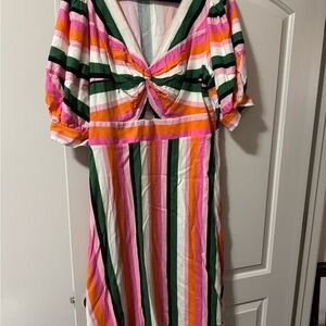 Striped Multicolor Dress